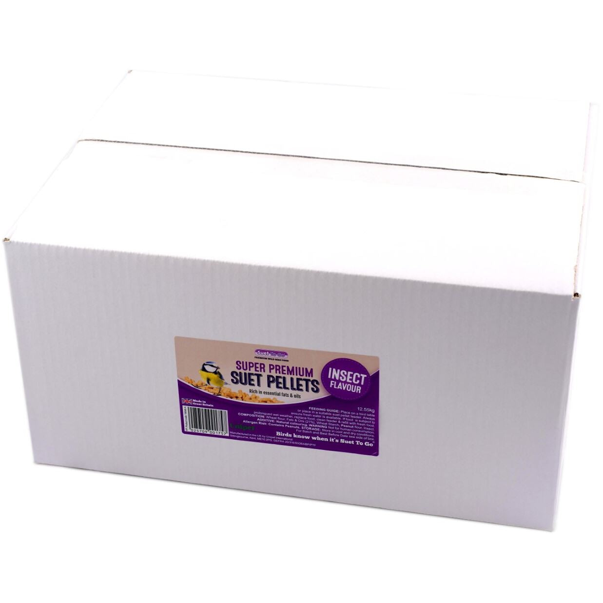 Suet To Go - Suet Pellets Insect, 12.55kg Box