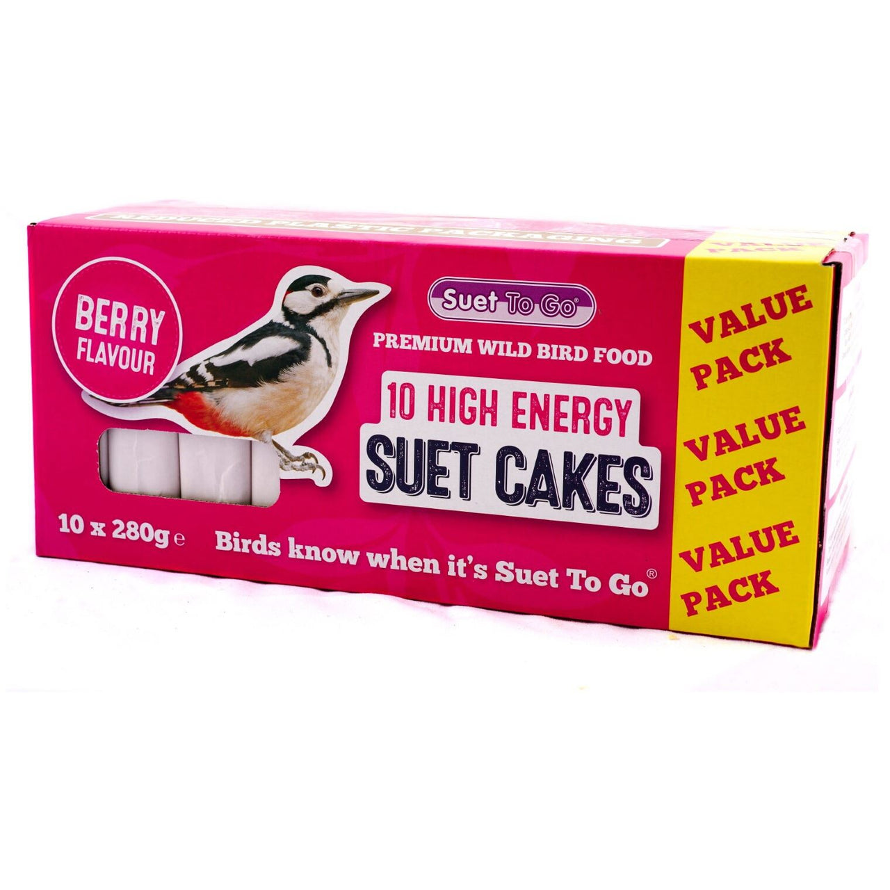 Suet To Go - Berry Suet Cakes, 10pcs Box