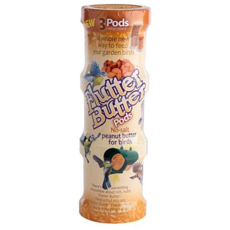 Flutter Buutter Flutter Butter - Original, 3x170g Pods – New Forest Bird Foods