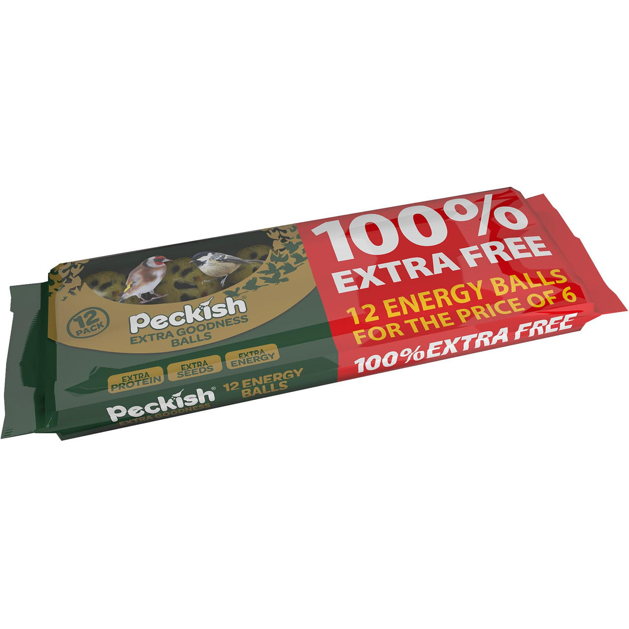 Peckish - Extra Goodness Balls, 12pcs Pack