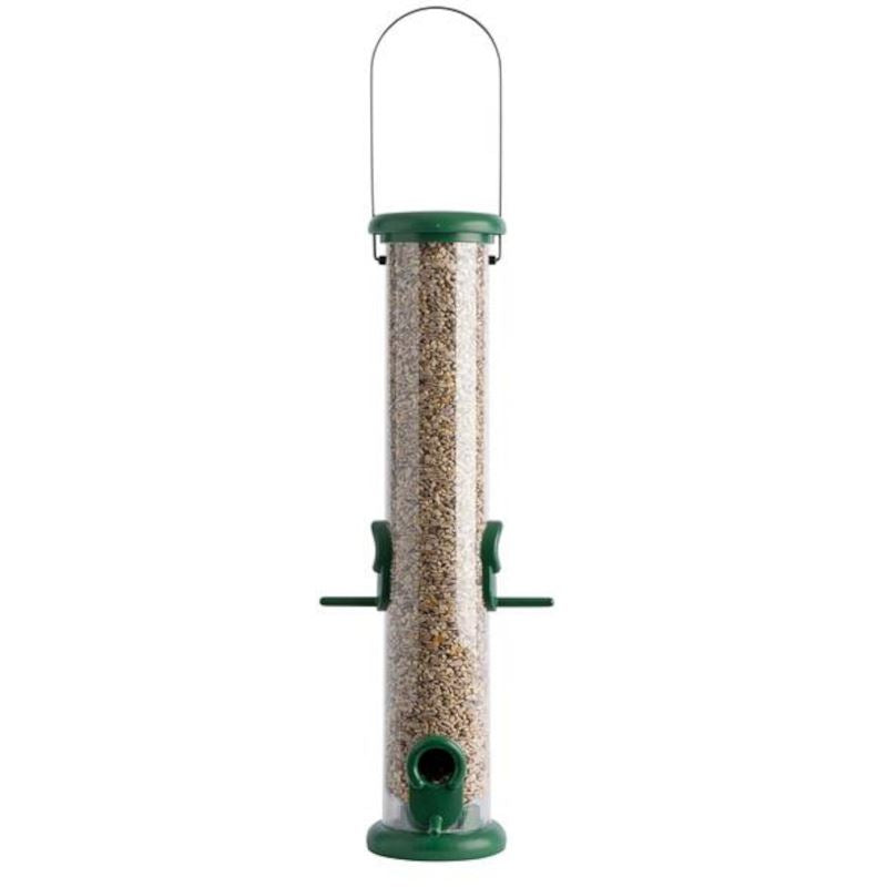 Ring Pull - Green 4 Port Seed Feeder