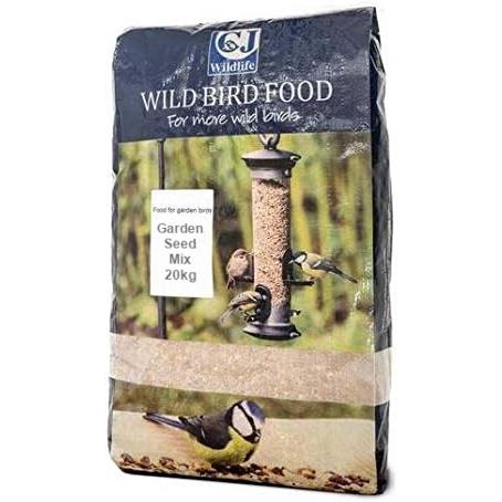 CJ Wildlife - Garden Bird Seed Mix, 20kg Sack
