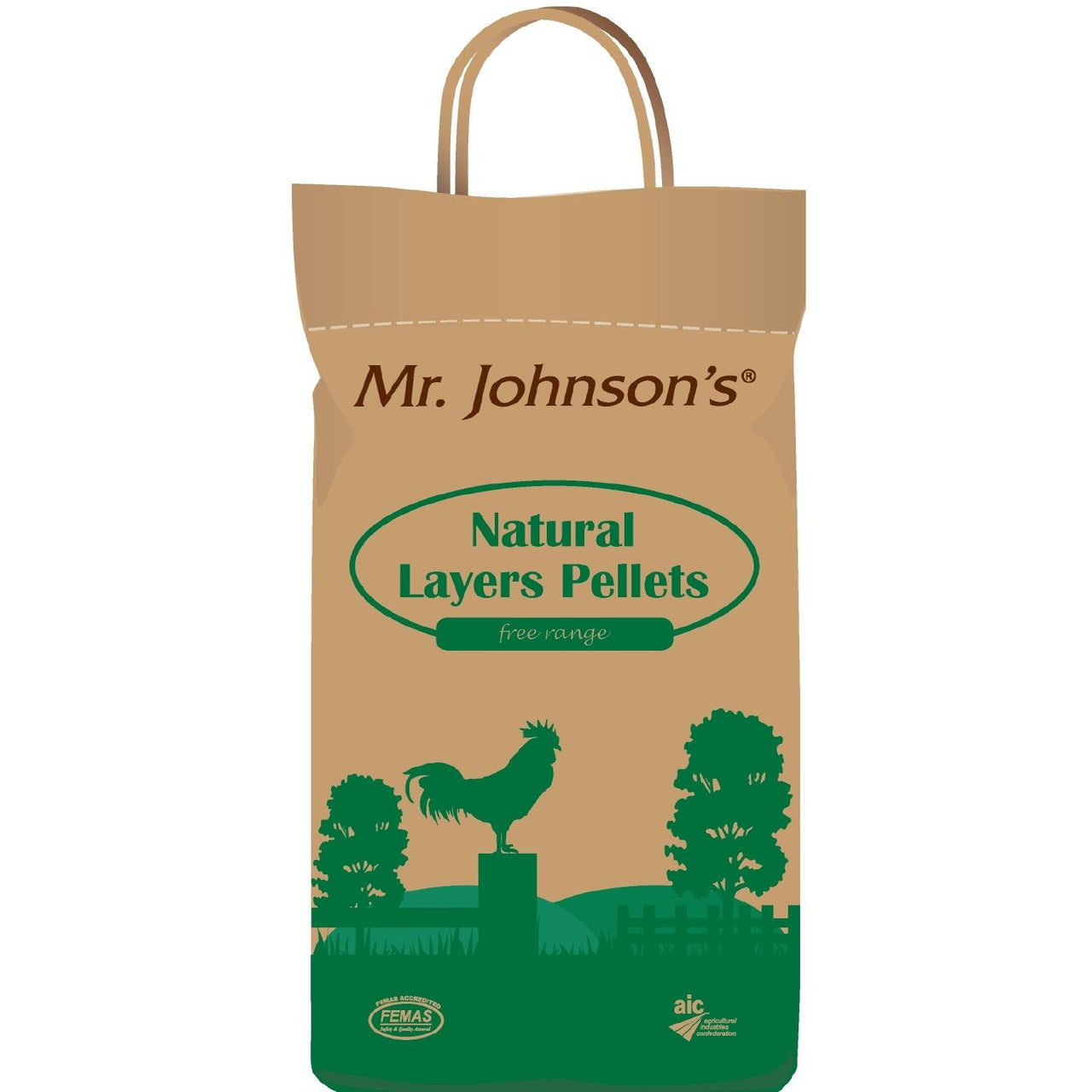 Mr Johnson's - Natural Layers Pellets, 20kg Sack