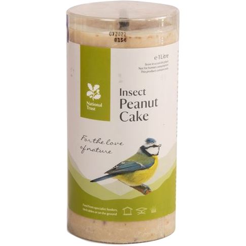National Trust Insect Peanut Cake, 1ltr Tub
