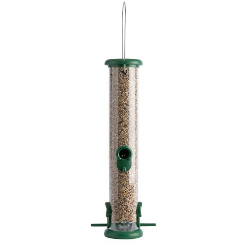 Ring Pull - Green 4 Port Seed Feeder