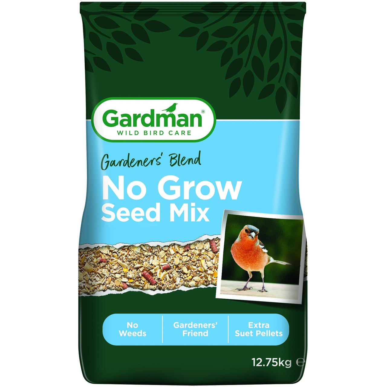 Gardman - No Grow Wild Bird Mix, 12.75kg Sack