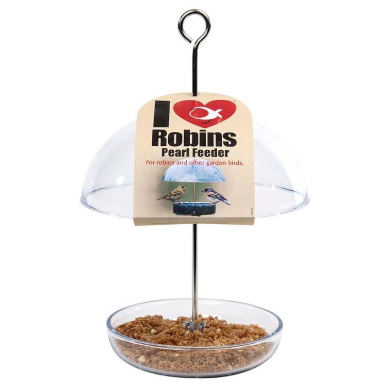 I Love Robins - Pearl Suet & Mealworm Feeder