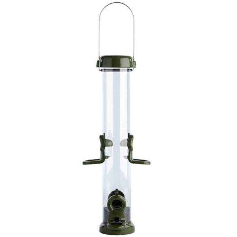 Ring Pull Click - Green 4 Port Seed Feeder