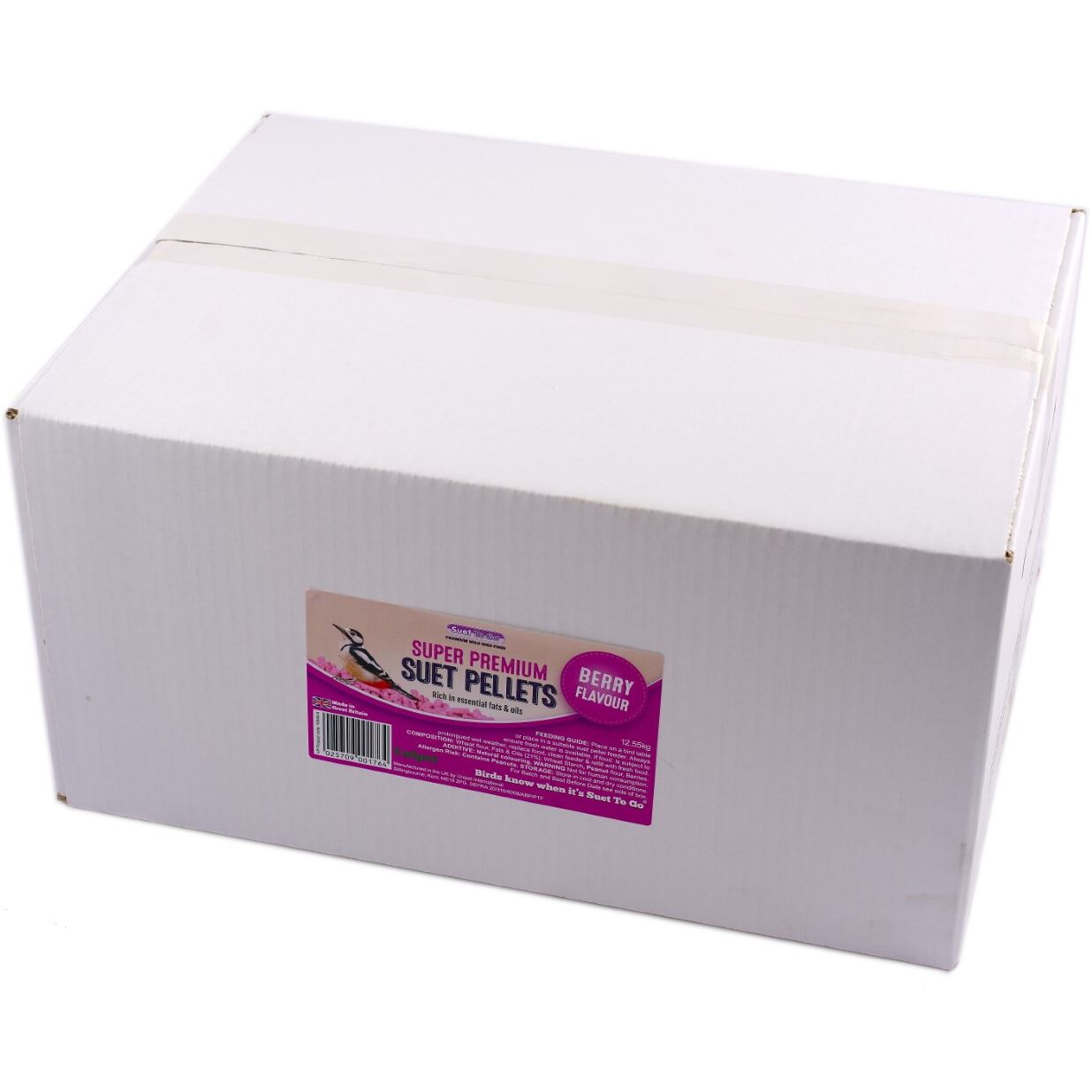 Suet To Go - Suet Pellets Berry, 12.55kg Box