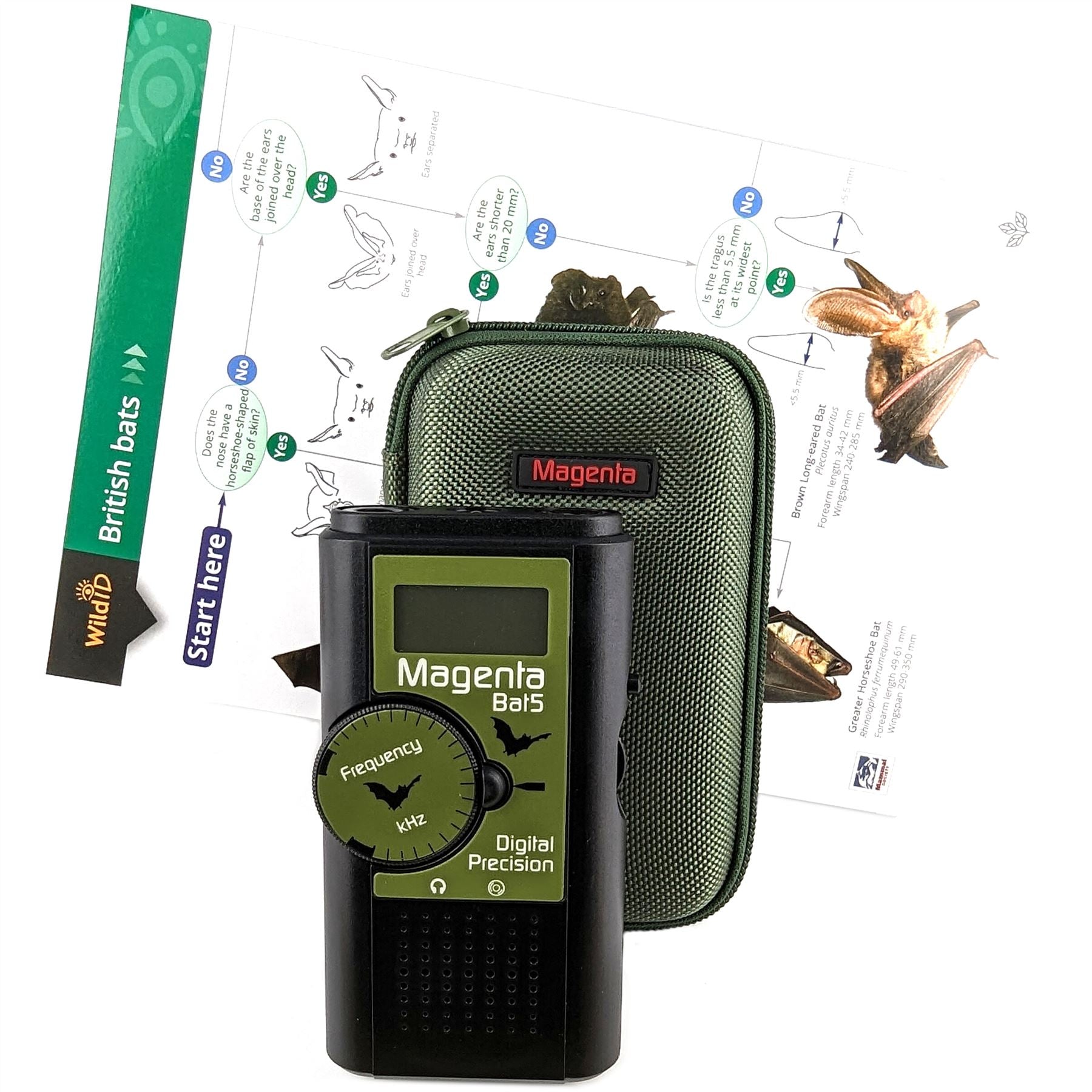 Bat Detecters Magenta - Bat5 Bat Detector with Case and Guide – New Forest Bird Foods