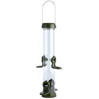 Thumbnail for Ring Pull Click - Green 4 Port Seed Feeder