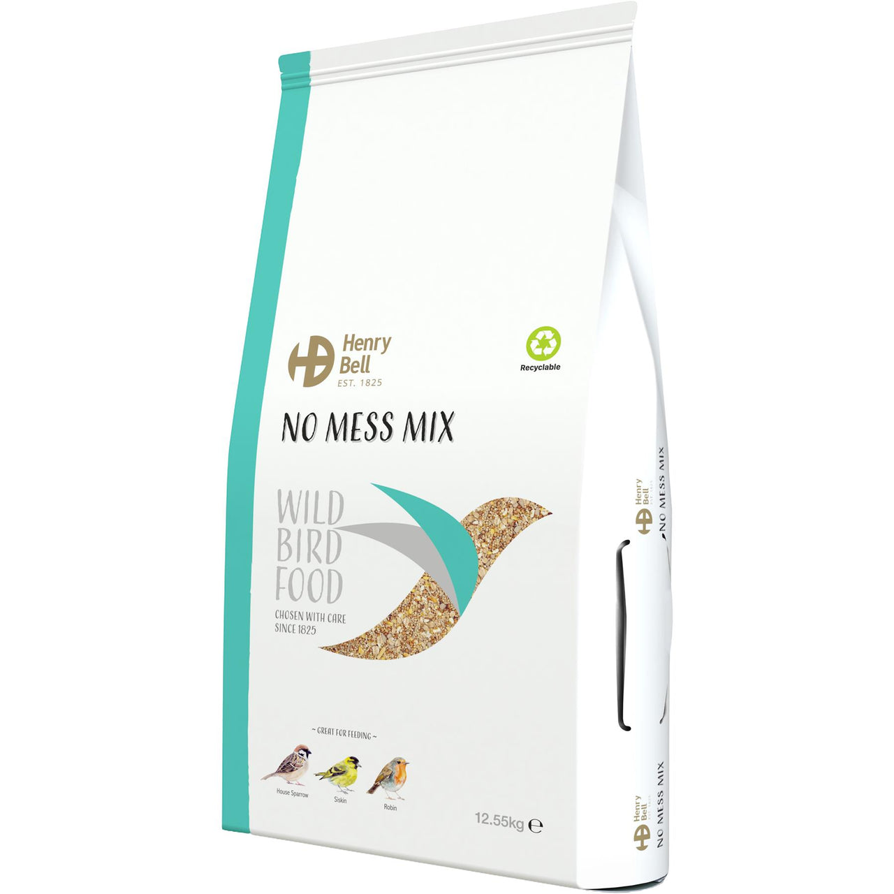 Henry Bell - No Mess Wild Bird Mix, 12.55kg Sack