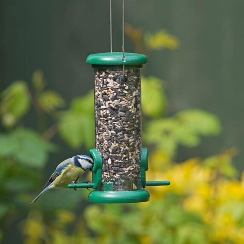 Ring Pull - Green 2 Port Seed Feeder