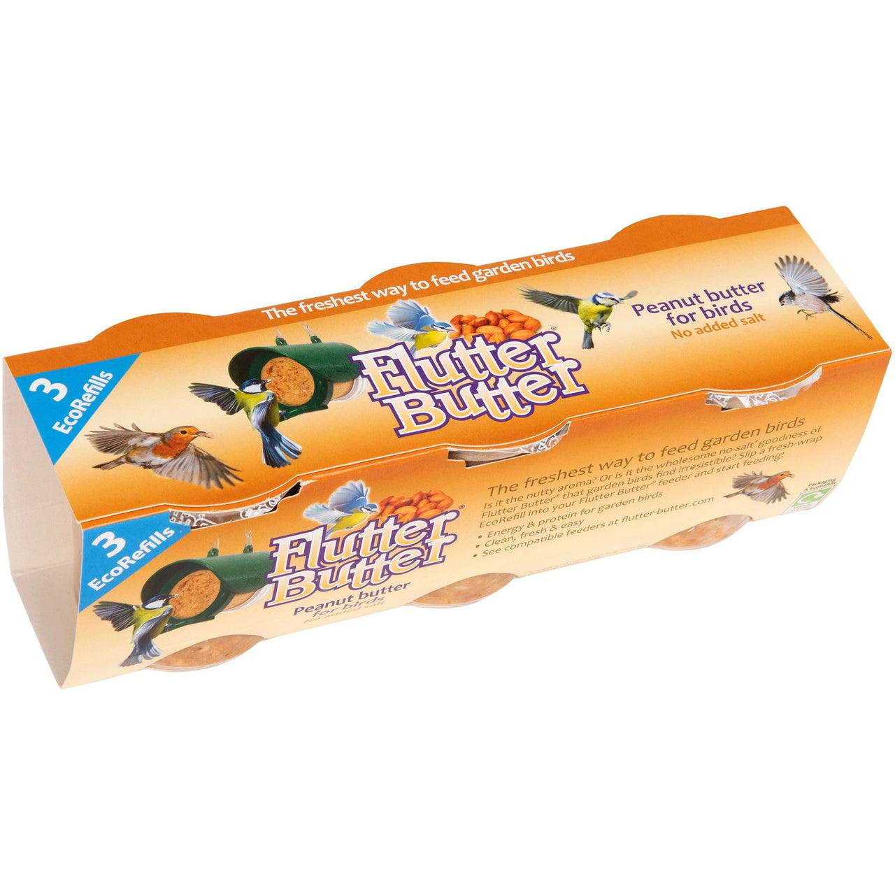 Flutter Butter - Original, 3x140g Pods