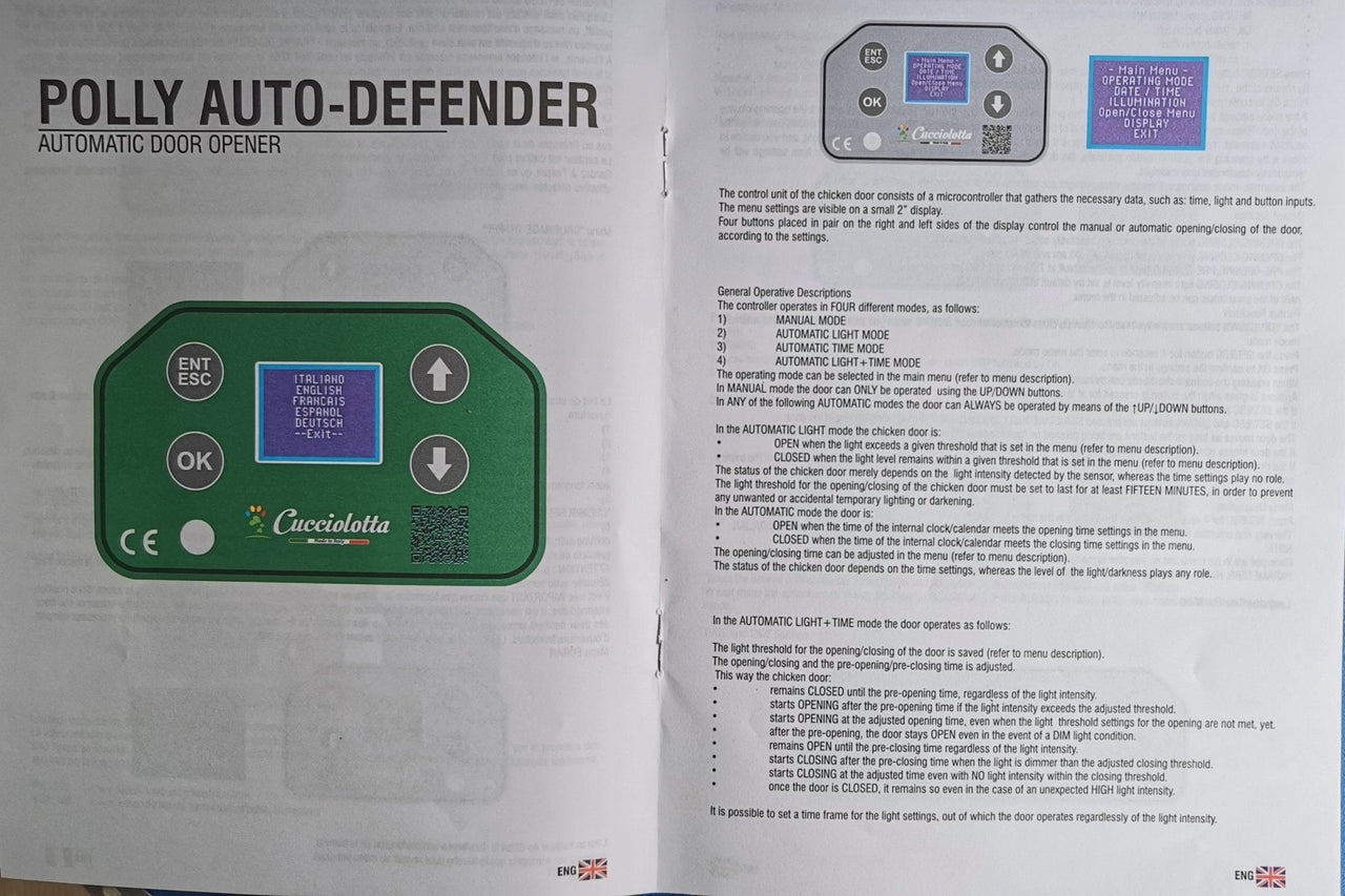 Easicoop Auto Defender Door Opener (Delivery Only)