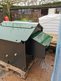 Thumbnail for Easicoop Chalet L - HPL Chicken coop up to 10 large Birds (Black) (Delivery Only)