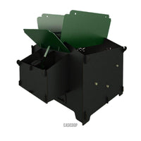 Thumbnail for Easicoop Chalet L - HPL Chicken coop up to 10 large Birds (Black) (Delivery Only)