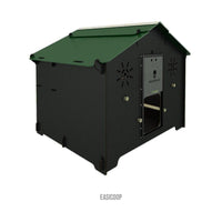 Thumbnail for Easicoop Chalet L - HPL Chicken coop up to 10 large Birds (Black) (Delivery Only)