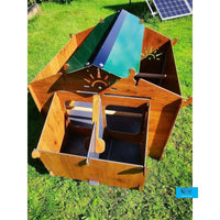 Thumbnail for Easicoop Chalet L - HPL Chicken coop up to 10 large Birds (Black) (Delivery Only)