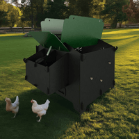 Thumbnail for Easicoop Chalet L - HPL Chicken coop up to 10 large Birds (Black) (Delivery Only)