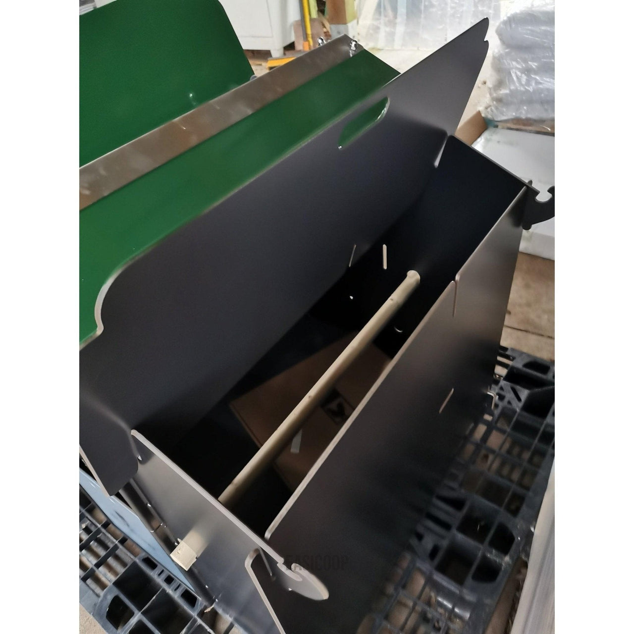 Easicoop Eco HPL chicken coop 6 birds (Black) (Delivery Only)