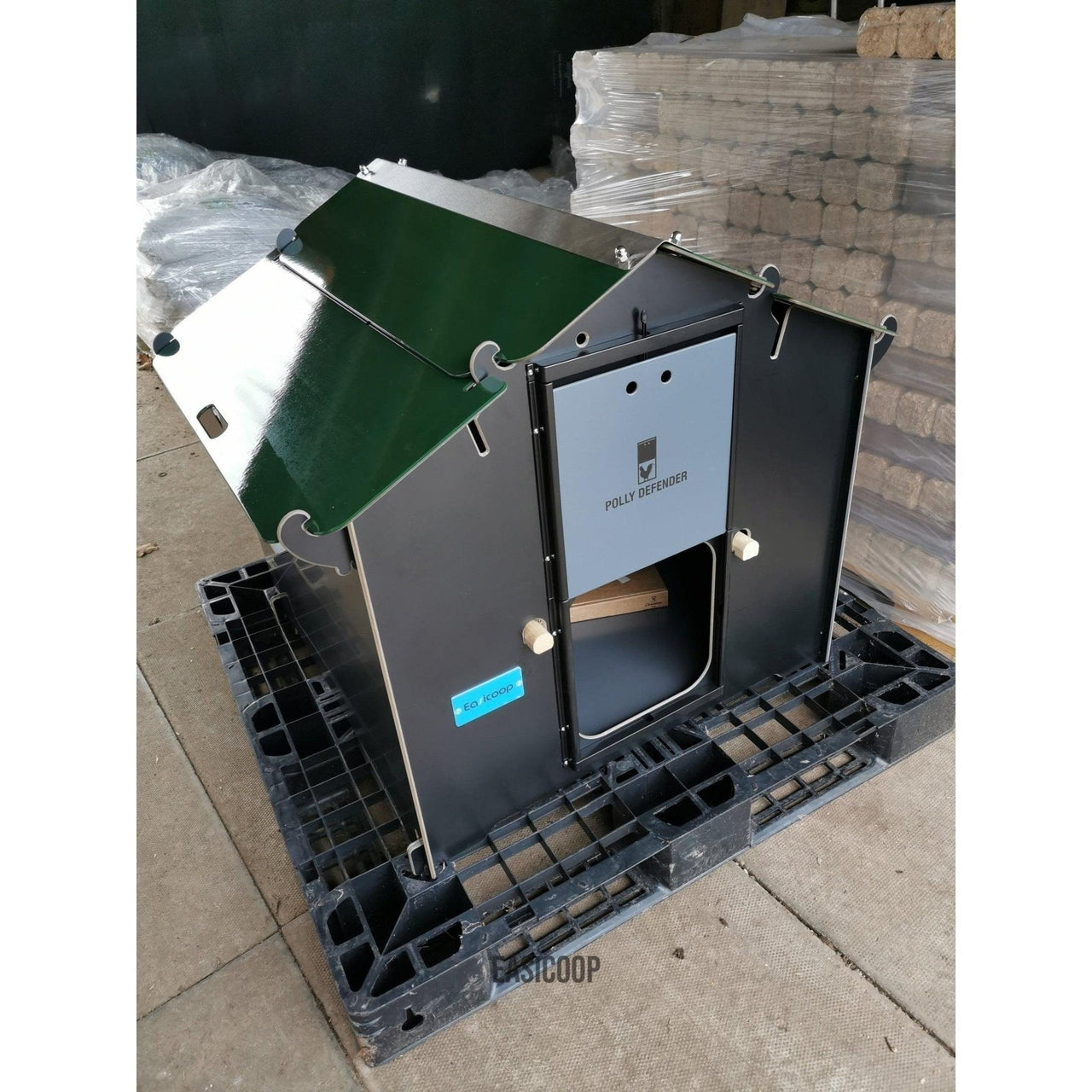 Easicoop Eco HPL chicken coop 6 birds (Black) (Delivery Only)