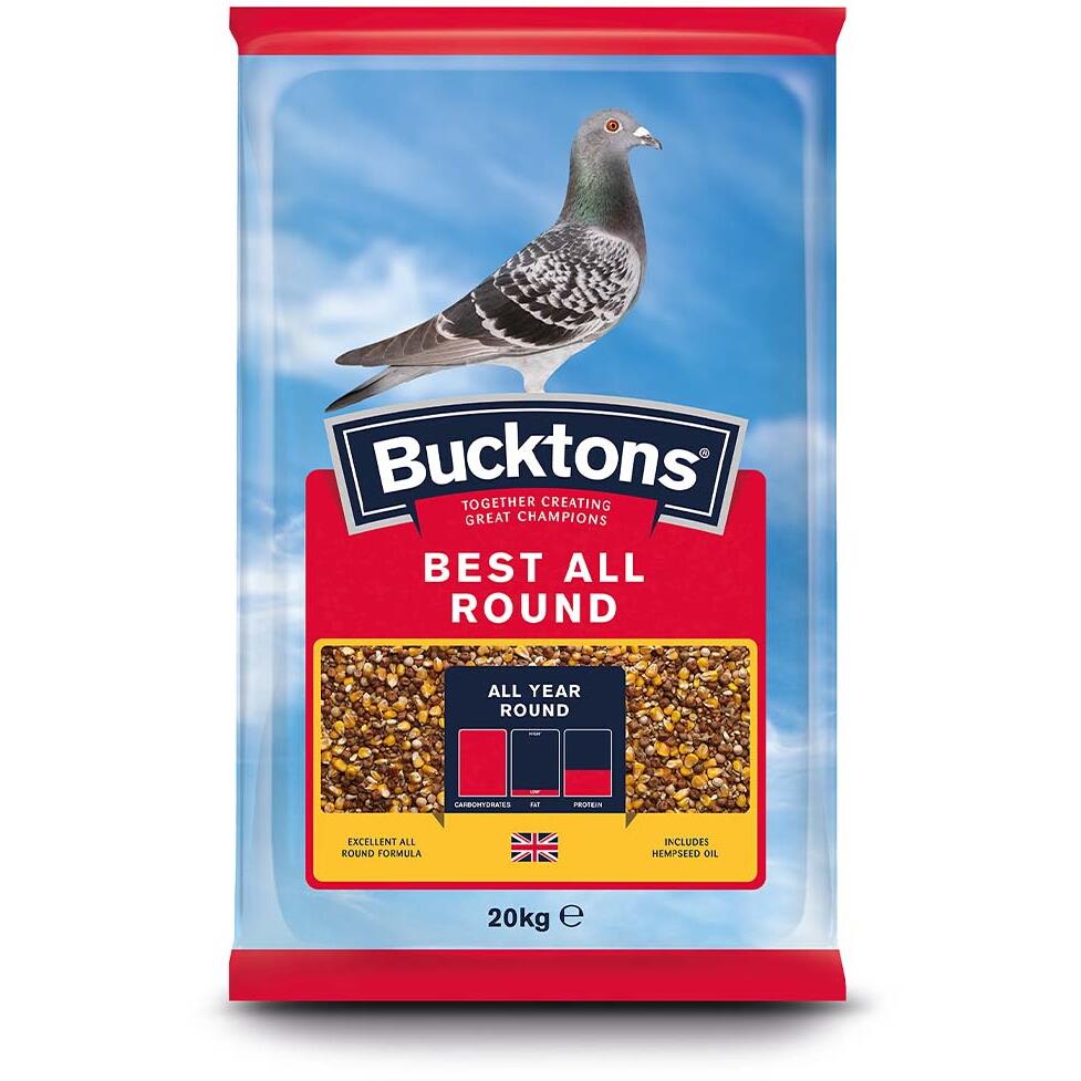 Bucktons - Best All Round Pigeon Food, 20kg Sack