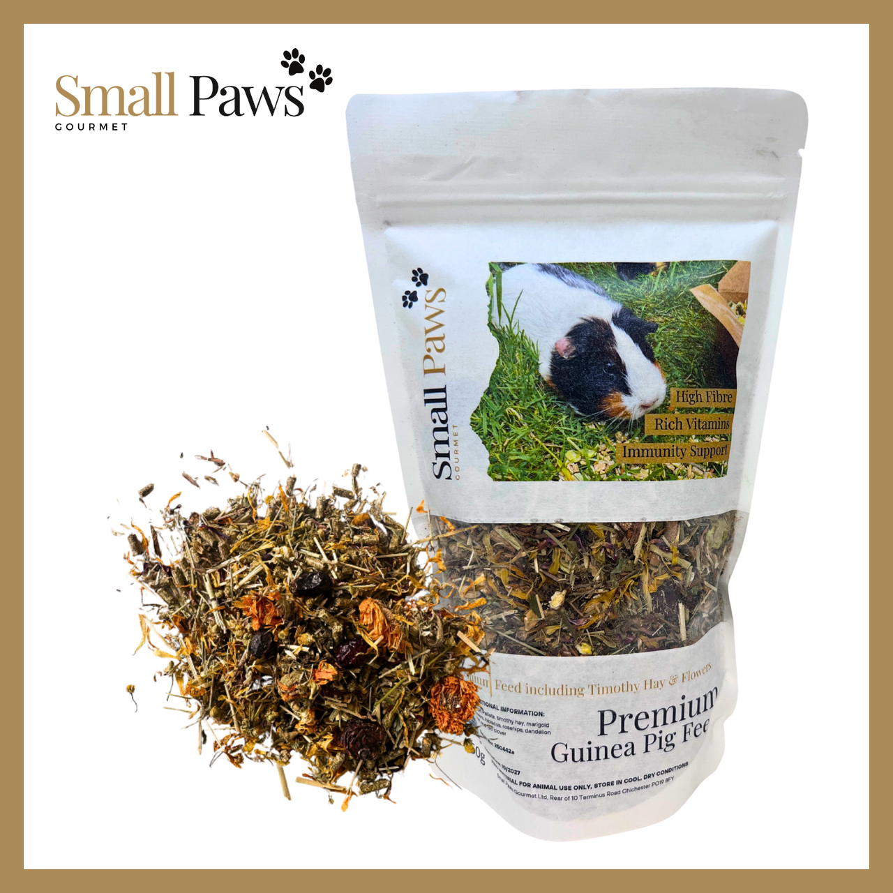 Small Paws Premium Guinea Pig Feed (Delivery Only)