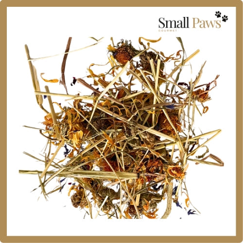 Timothy Hay with Flowers (Delivery Only)