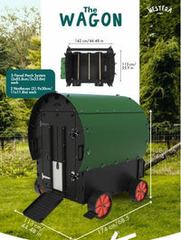 Thumbnail for Nestera Wagon plastic chicken coop up to 10 birds (Delivery Only)